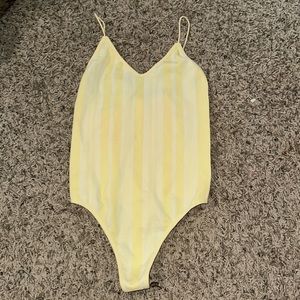 colsie one piece top yellow